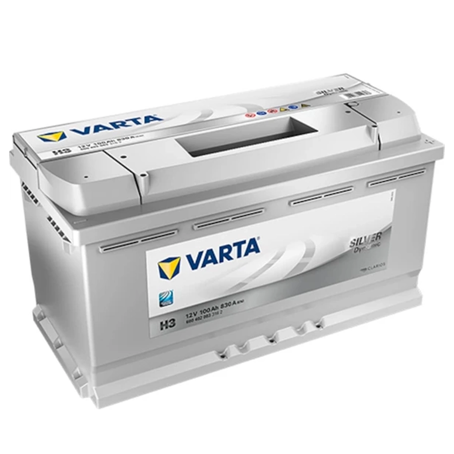 Varta Silver Dynamic H3 12 Volt 100 Ah 830 CCA Akü