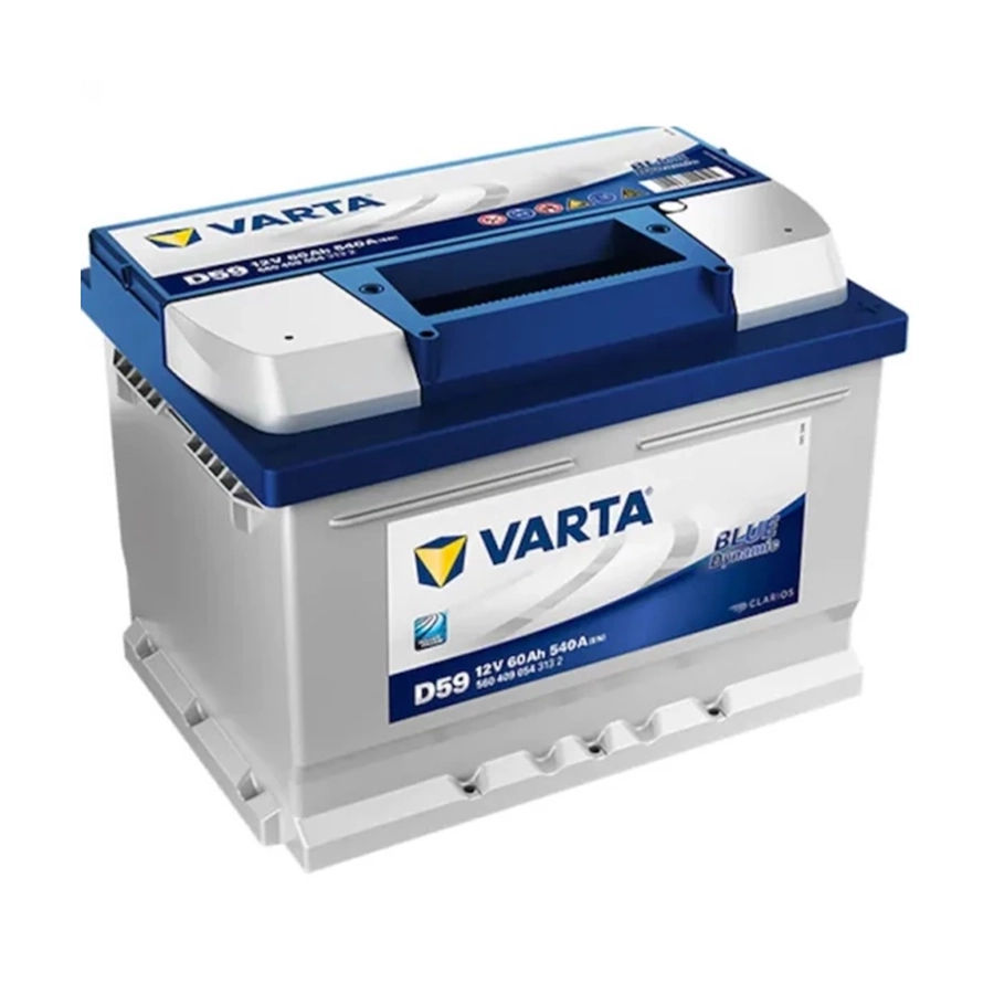 Varta Blue Dynamic D59 Alçak Tip 12 Volt 60 Ah 540 A(En) Akü